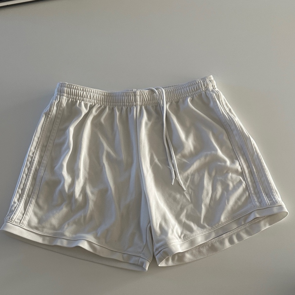 Women's White Athletic Shorts